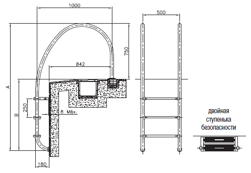      Overflow pool 3 ,  ,   , AISI 316 . 32654